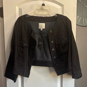 Torrid Black Utility Jacket for Women